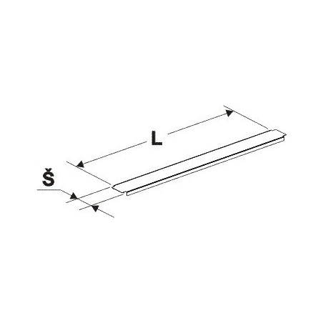 Krycí lišta gondoly (stojina 60x30mm)1000mm