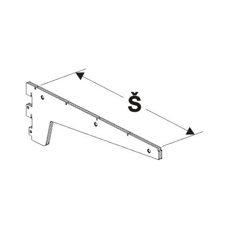 Konzola vysoká dvojitá 700mm