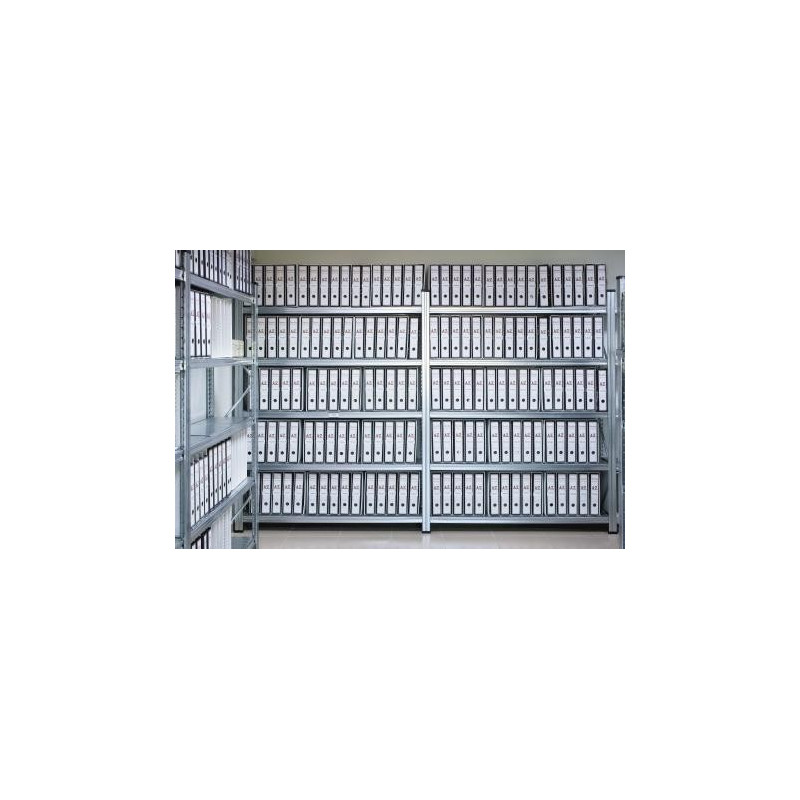 Regál Archivní SUPER123 2500x600x320mm 7 polic základní modul