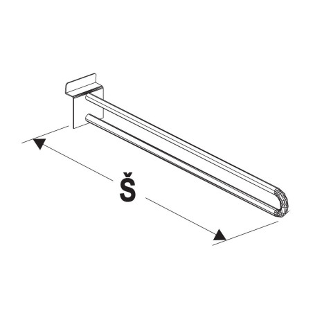 Rameno dvojité K 400mm