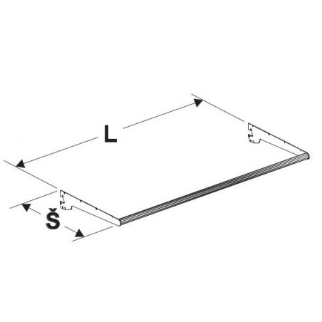 Konfekční tyč 1330mm